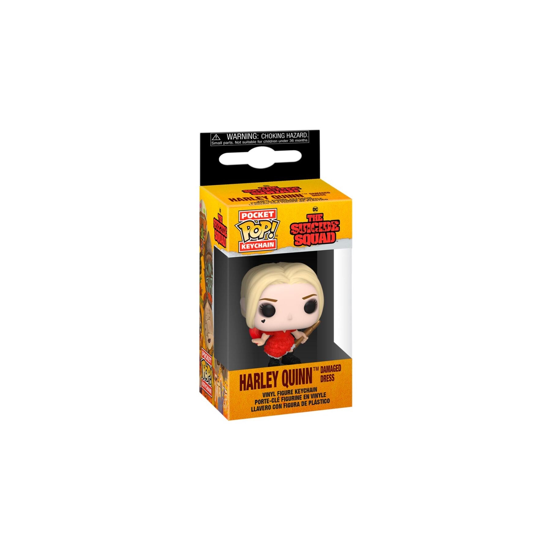 Llavero Pocket DC The Suicide Squad Harley Quinn Damaged Dress