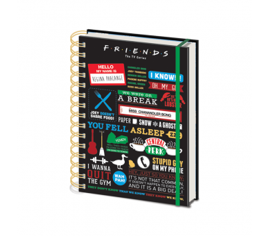 Cuaderno A5 Grandes Momentos Friends