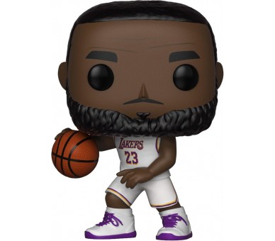 Figura POP NBA Lakers Lebron James White Uniform