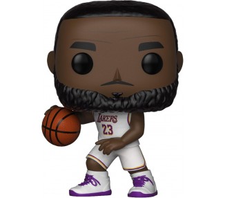 Figura POP NBA Lakers Lebron James White Uniform
