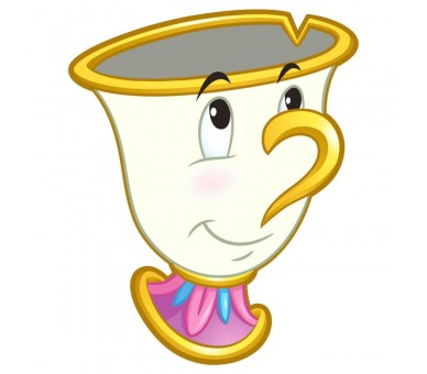 Toalla Chip La Bella y la Bestia Disney microfibra