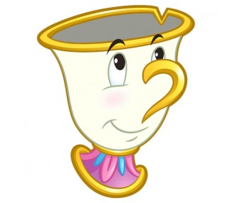 Toalla Chip La Bella y la Bestia Disney microfibra