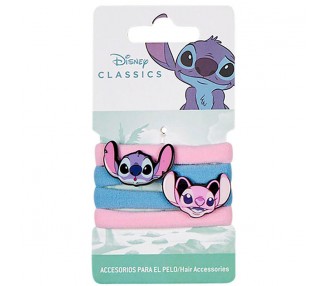 Blister 4 coleteros Stitch Disney