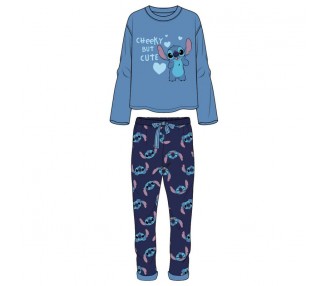 Pijama franela Stitch Disney adulto