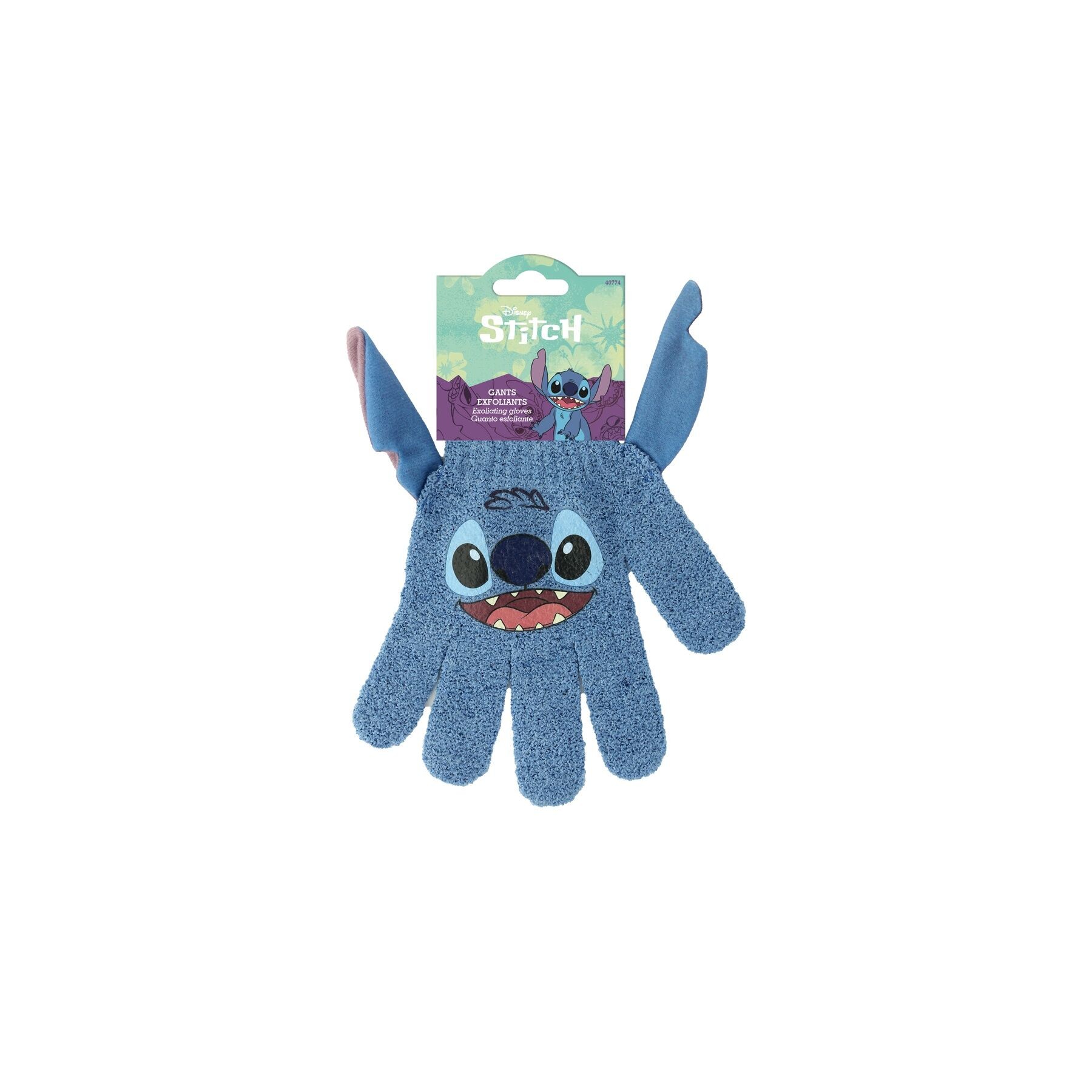 Guantes Exfoliantes Stitch Disney