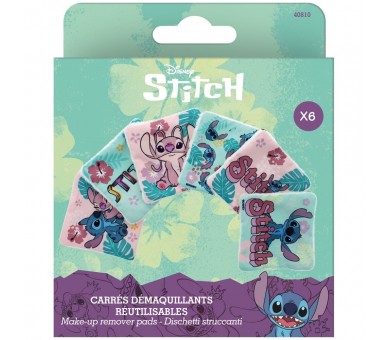 Discos Desmaquillantes Reutilizables Stitch Disney