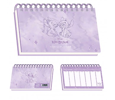 Planificador semanal Stitch Disney