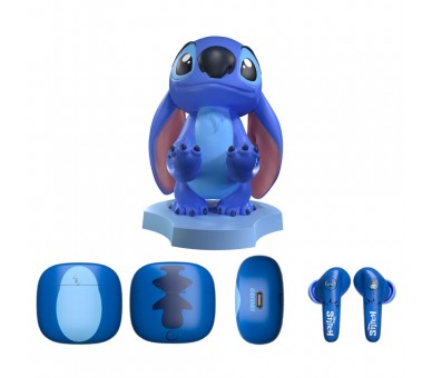 Mini Cable Guy + auriculares inalambricos Stitch Disney