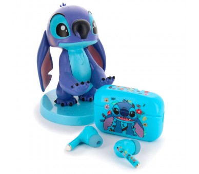 Mini Cable Guy + auriculares inalambricos Stitch Disney