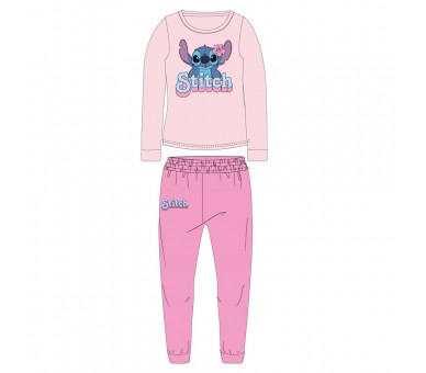 Pijama Stitch Disney terciopelo