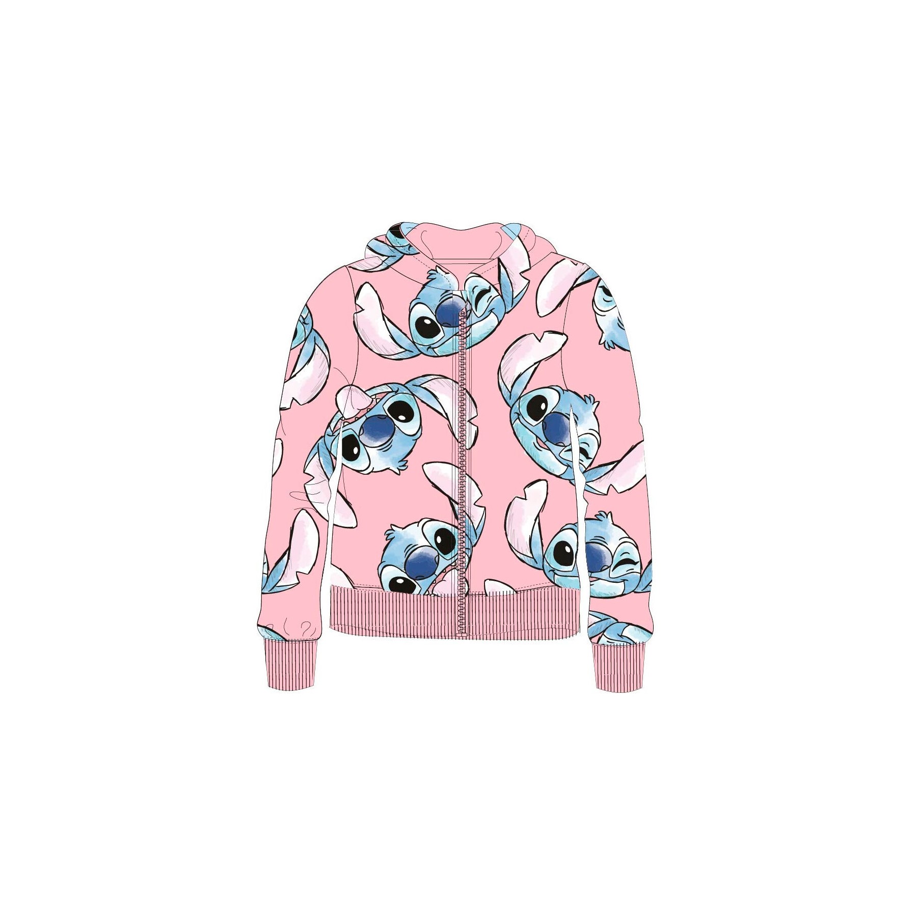 Sudadera capucha Stitch Disney