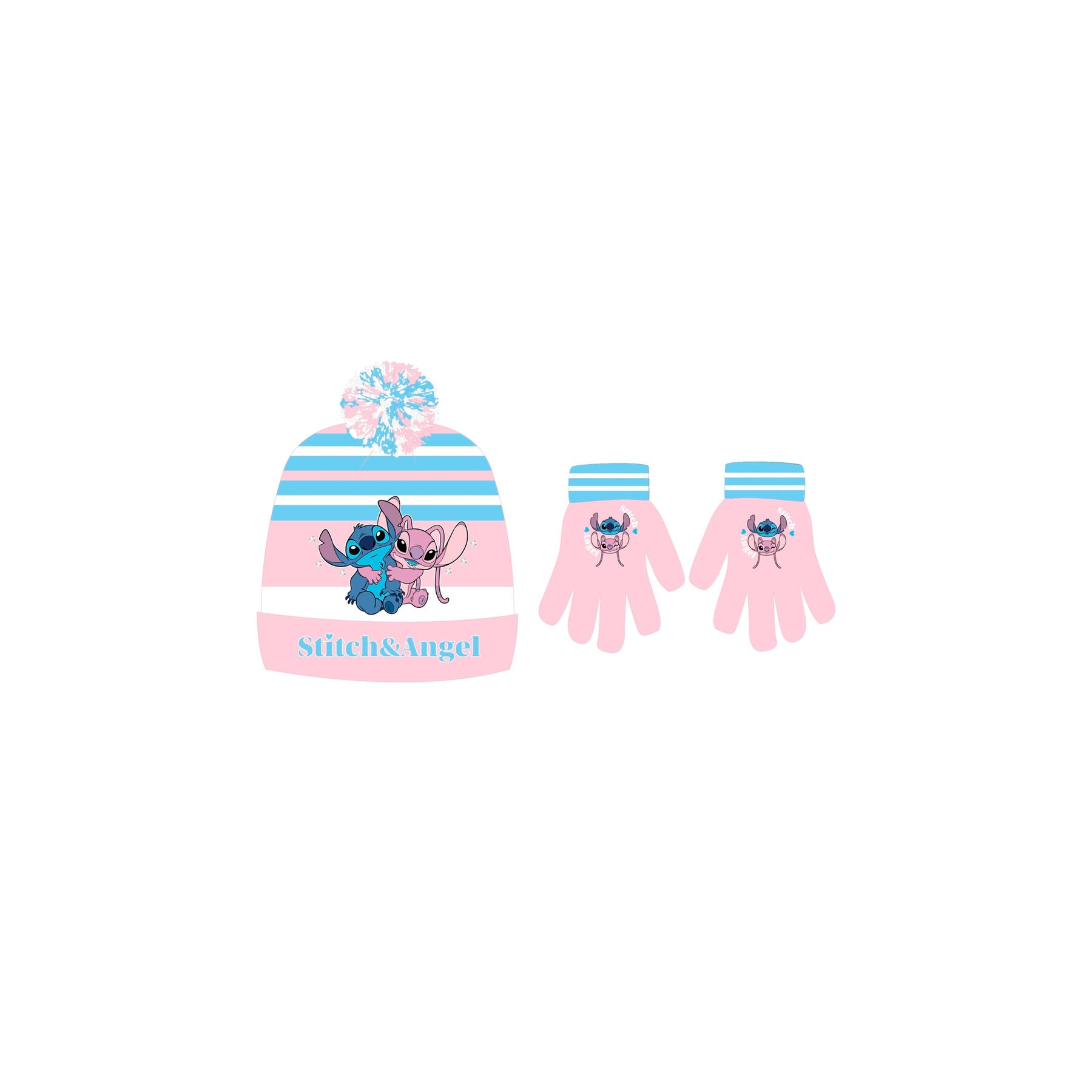 Set gorro y guantes Stitch Disney