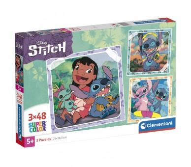 Puzzle Stitch Disney 3x48pzs