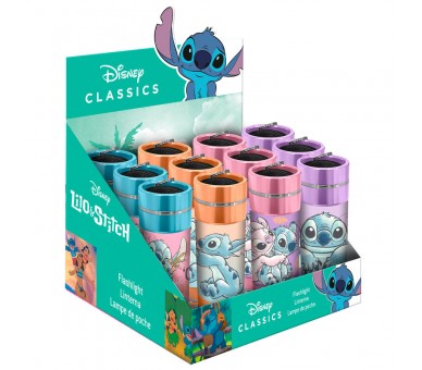 Linterna led aluminio Stitch Disney surtido