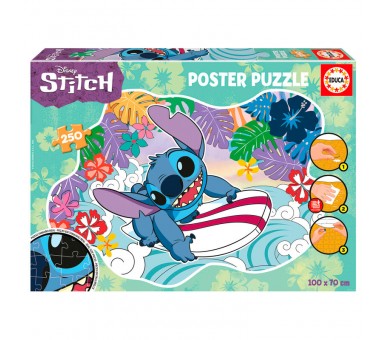 Puzzle Poster Stitch Disney 250pzs