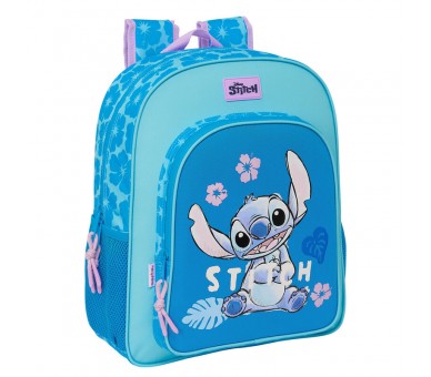 Mochila Hawaii Stitch Disney 38cm adaptable