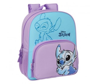 Mochila Sweet Stitch Disney 38cm adaptable