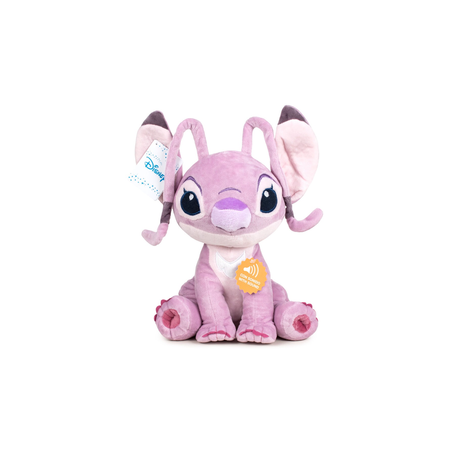 Peluche Angel Stitch Disney soft 20cm