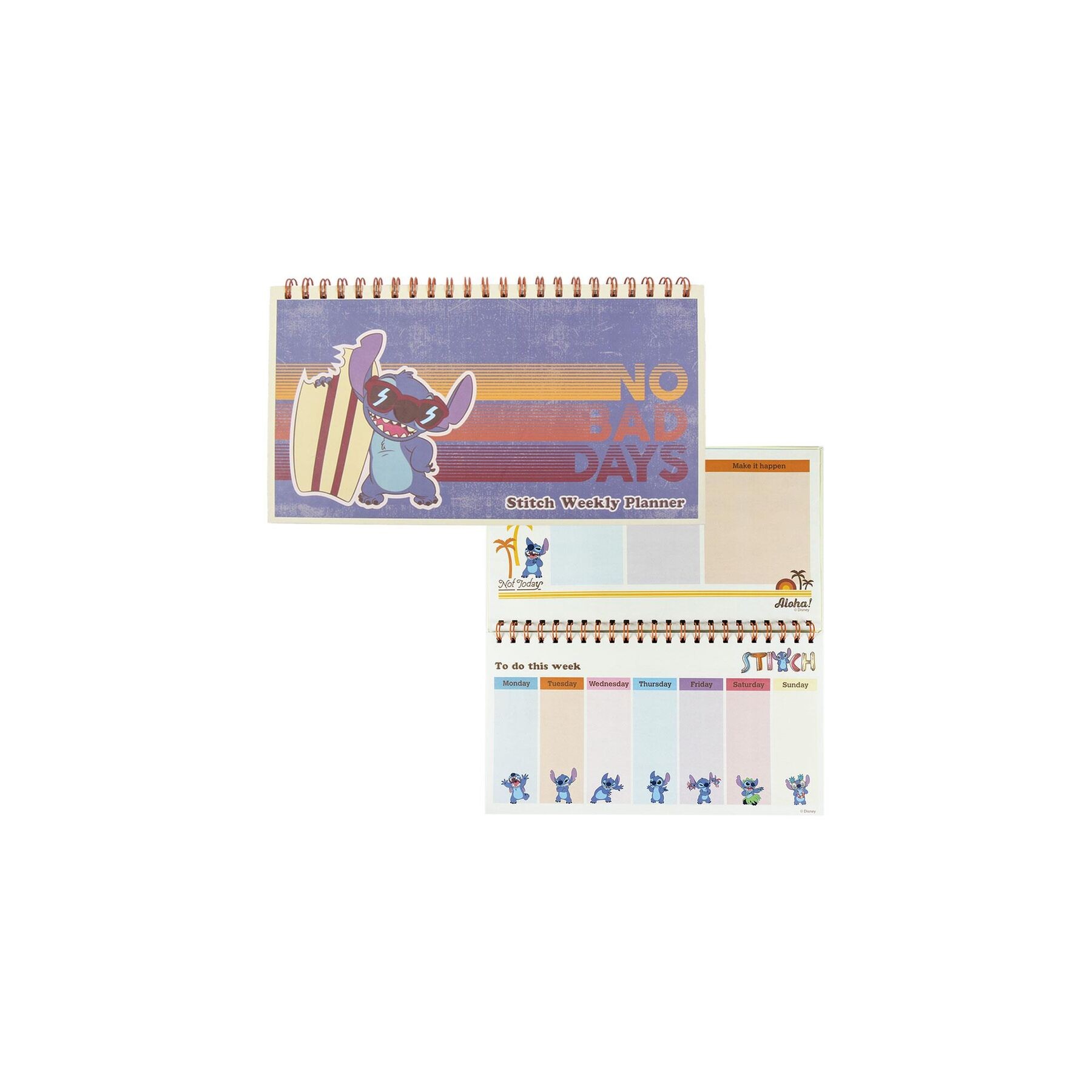 Planificador Semanal Stitch Disney