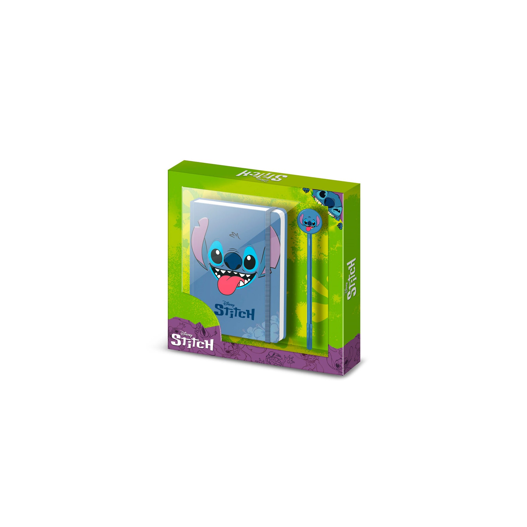 Set diario + boligrafo Stitch Disney