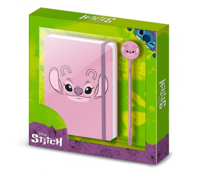 Set diario + boligrafo Angel Stitch Disney