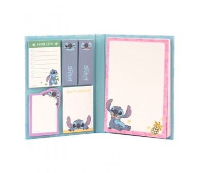 Cuaderno notas adhesivas Stitch Disney