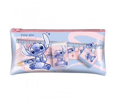 Set papeleria estuche Stitch Disney