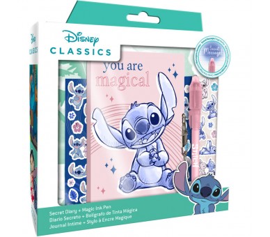 Diario boligrafo magico Stitch Disney