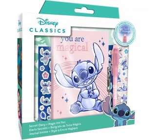 Diario boligrafo magico Stitch Disney