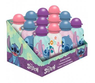 Cantimplora aluminio Stitch Disney 500ml surtido