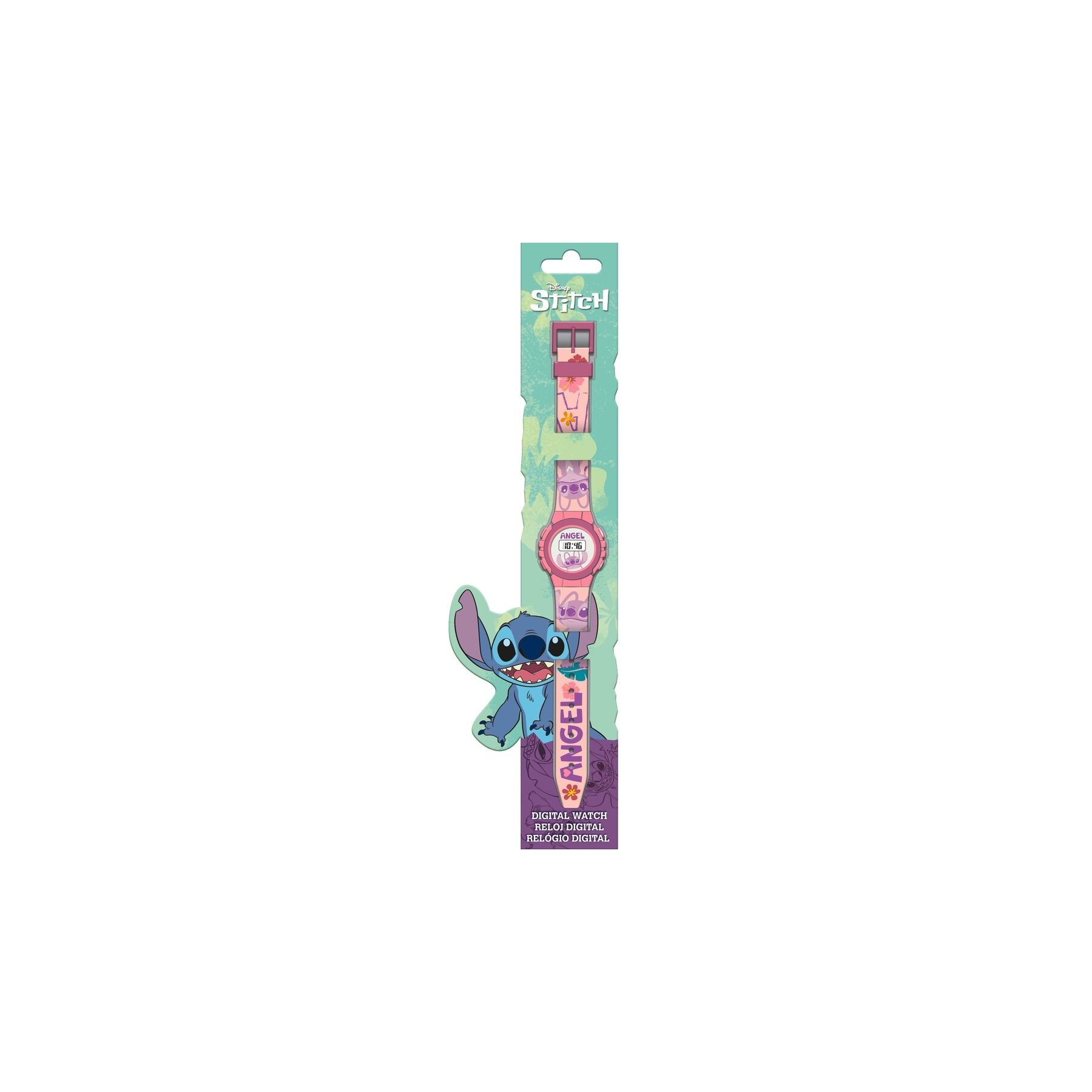 Reloj digital Angel Stitch Disney