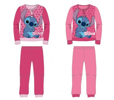 Pijama Stitch Disney interlock surtido