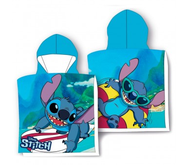 Poncho toalla Surf Stitch Disney microfibra