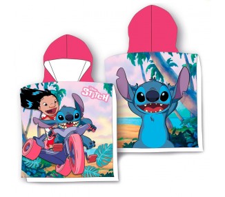 Poncho toalla Lilo & Stitch Disney algodon