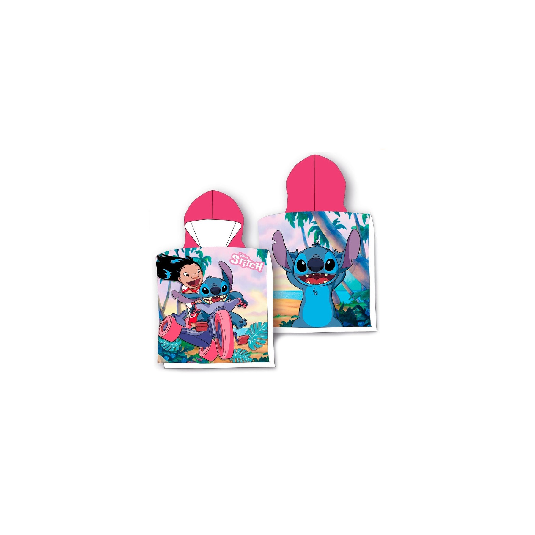 Poncho toalla Lilo & Stitch Disney algodon
