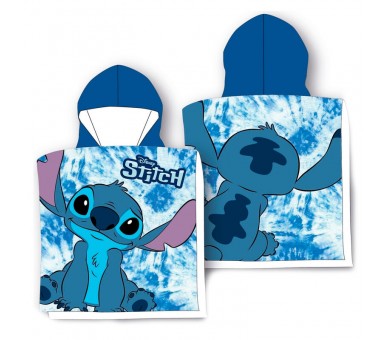 Poncho toalla Stitch Disney algodon