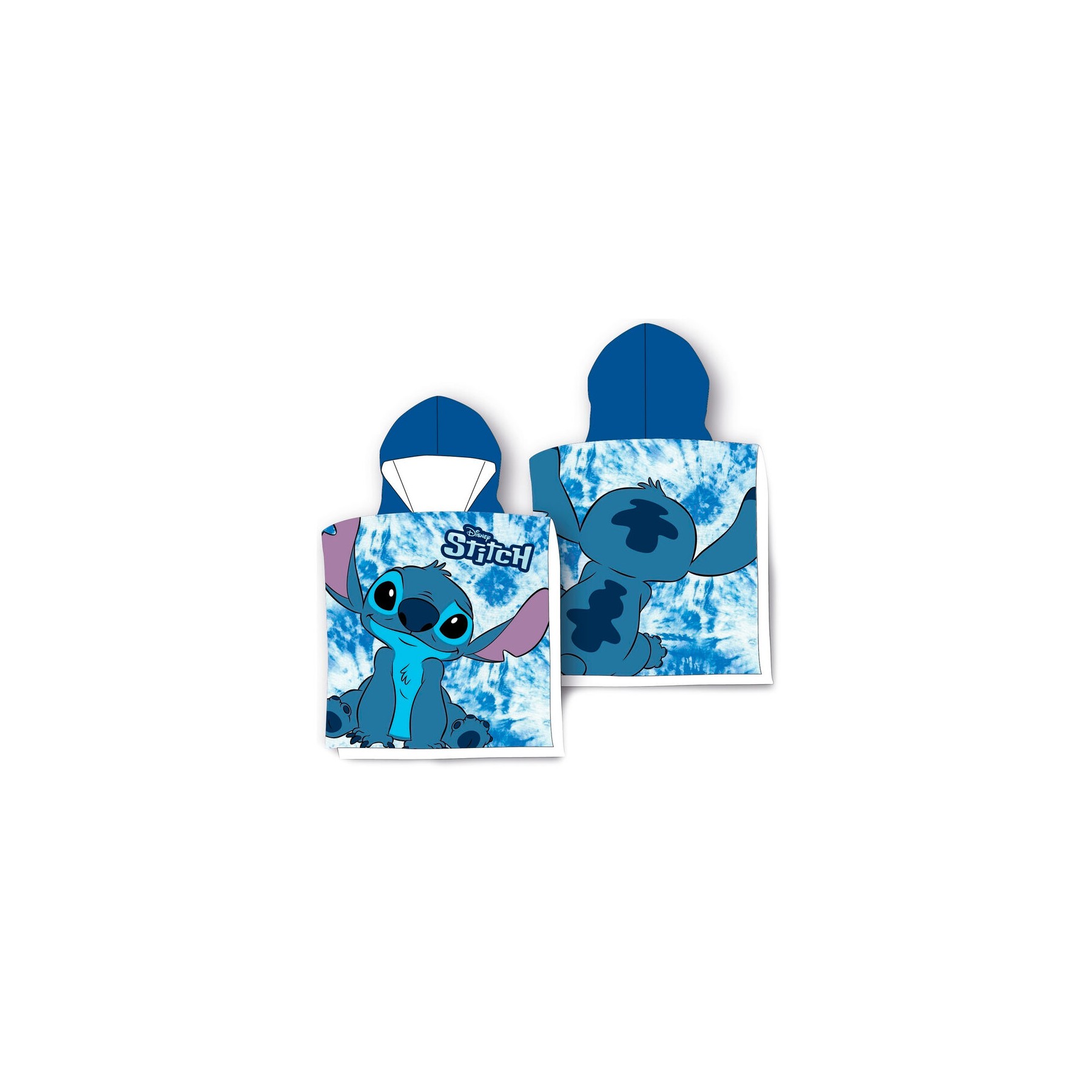 Poncho toalla Stitch Disney algodon