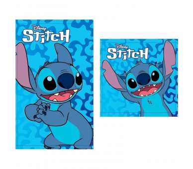 Set 2 toallas baño Stitch Disney algodon