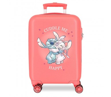 Maleta trolley ABS Cuddle Me Coral Stitch Disney 50cm
