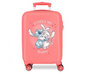 Maleta trolley ABS Cuddle Me Coral Stitch Disney 50cm