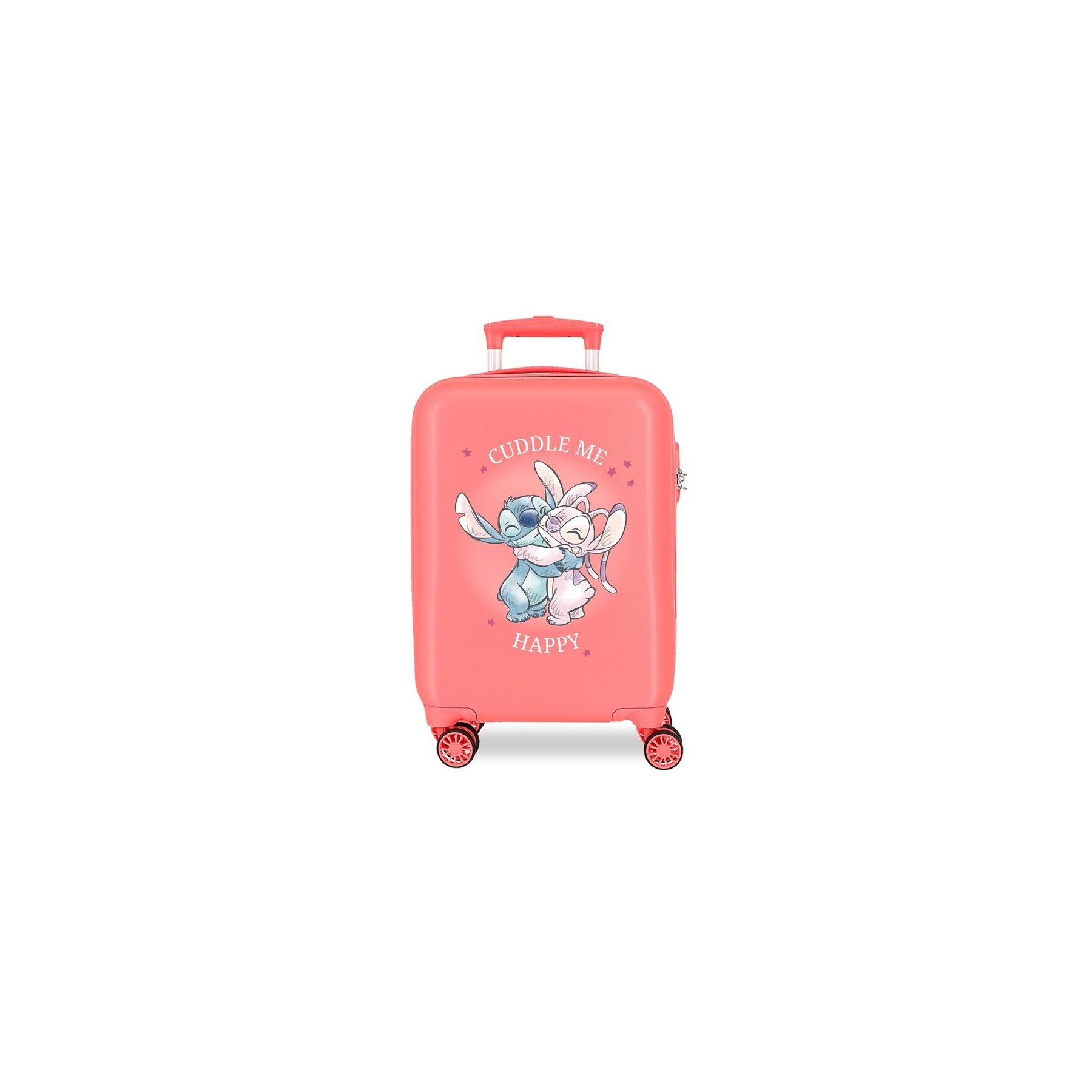 Maleta trolley ABS Cuddle Me Coral Stitch Disney 50cm