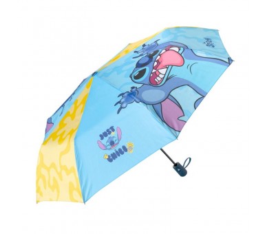 Paraguas plegable automatico Stitch Disney