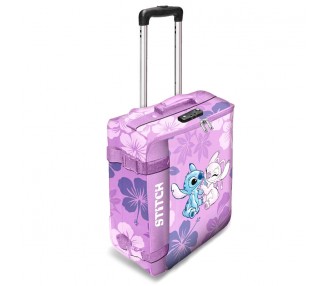 Maleta trolley Stitch & Angel Stitch Disney plegable 55cm