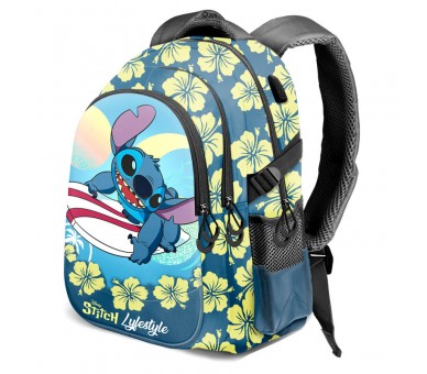 Mochila Lifestyle Stitch Disney 44m adaptable