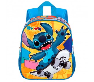 Mochila 3D Skater Stitch Disney 31cm