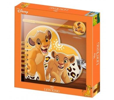 Set diario + boligrafo El Rey Leon Disney