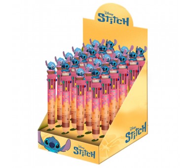Boligrafo 10 colores Stitch Disney
