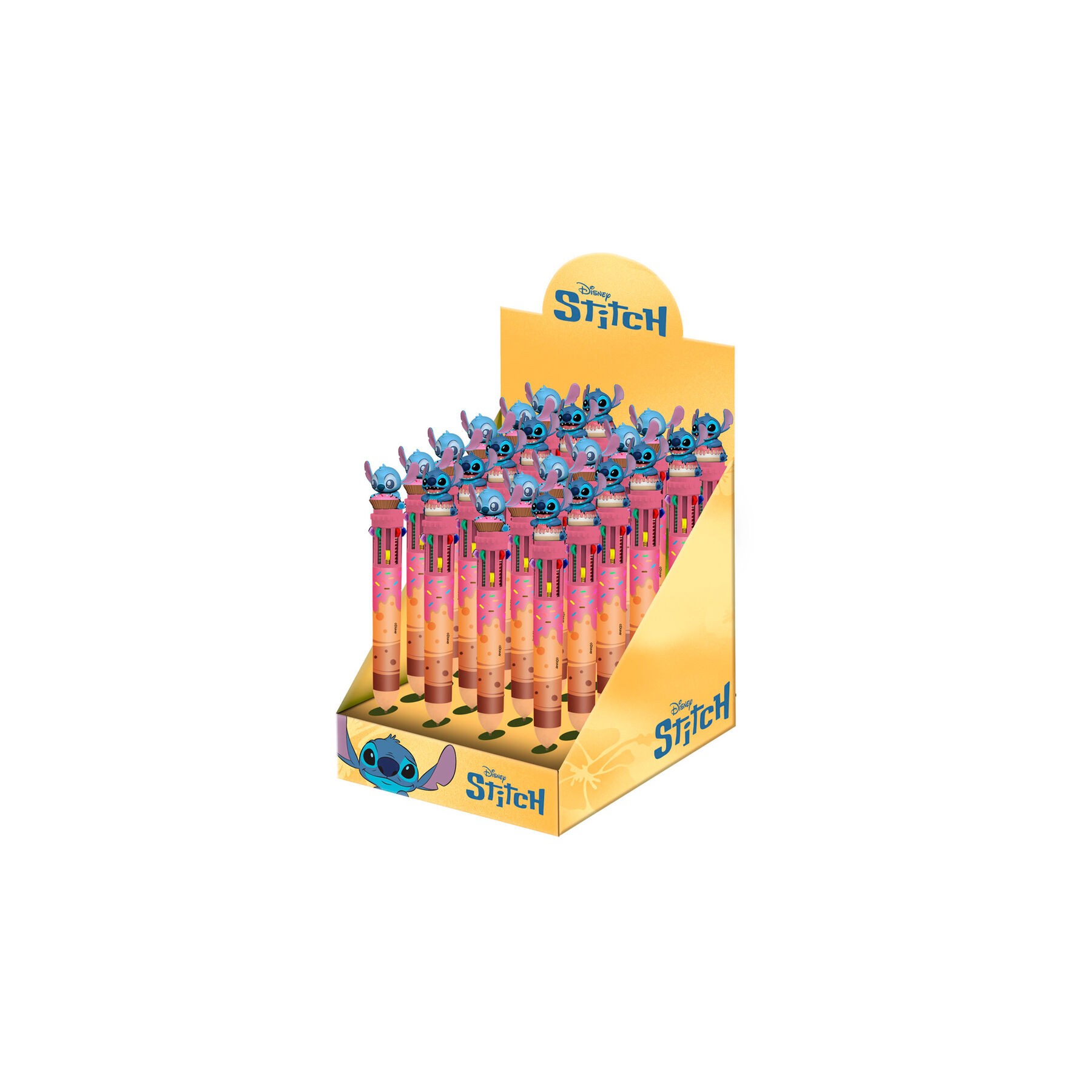 Boligrafo 10 colores Stitch Disney