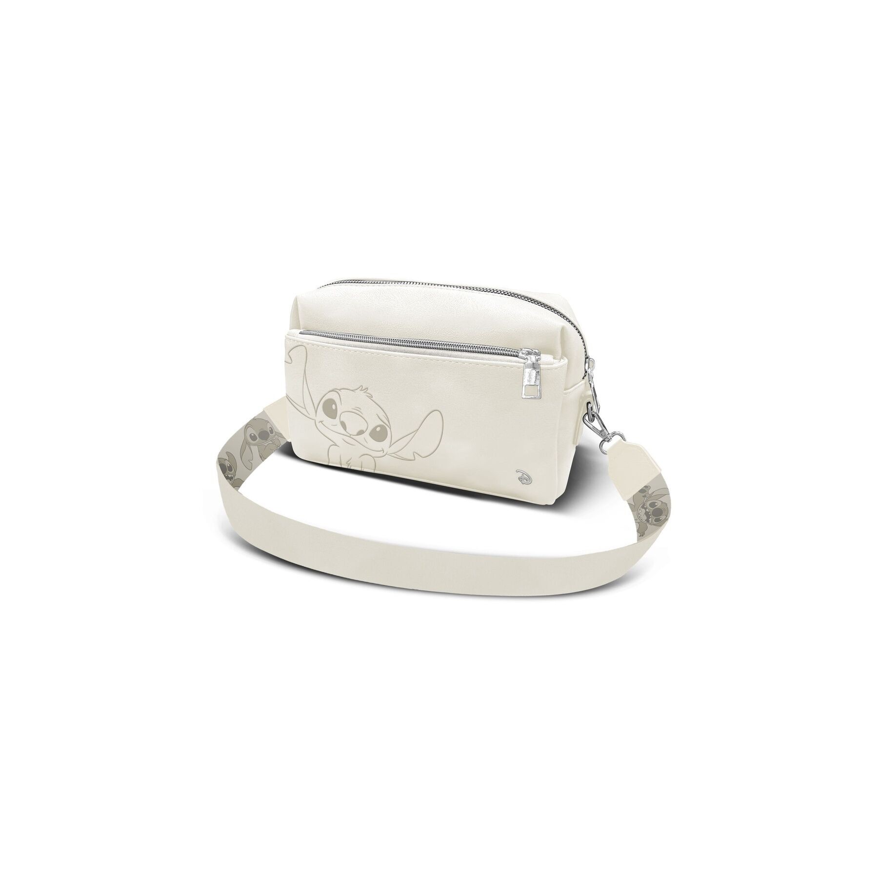 Bolso bandolera Cream Stitch Disney