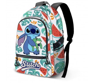 Mochila Frog Stitch Disney 44cm adaptable